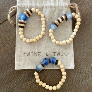 Twine & Twig Set of 3 Bracelets